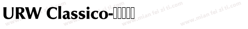 URW Classico字体转换